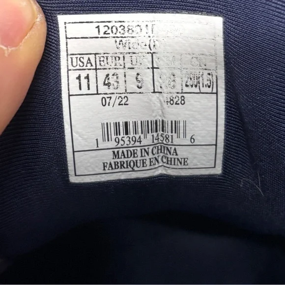 Brooks Ghost 15 Women’s Running Shoes Size 11 Wide D Navy Blue Athletic Sneakers - Picture 14 of 15